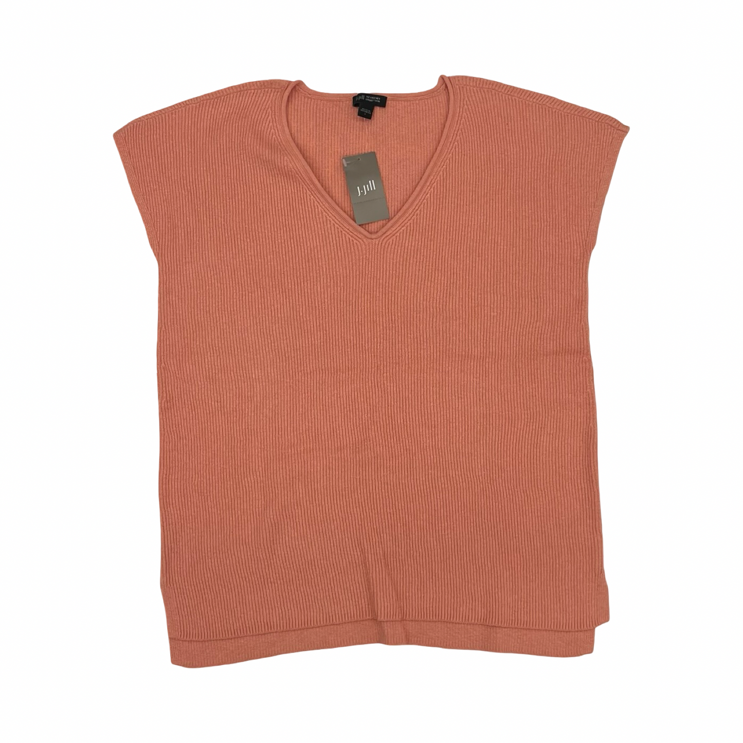 Sweater Ss By J. Jill In Coral, Size:S