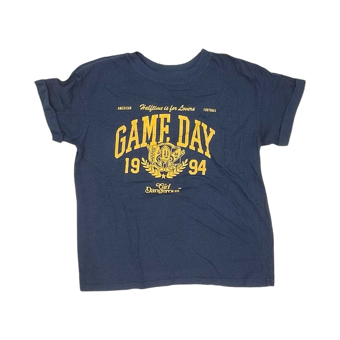 Top Ss By Girl Dangerous In Navy, Size:S