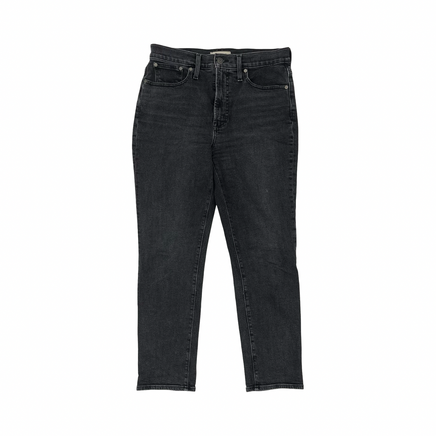 Jeans Straight By Madewell In Black Denim, Size:6