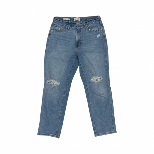 Jeans Straight By Universal Thread In Blue Denim, Size:8