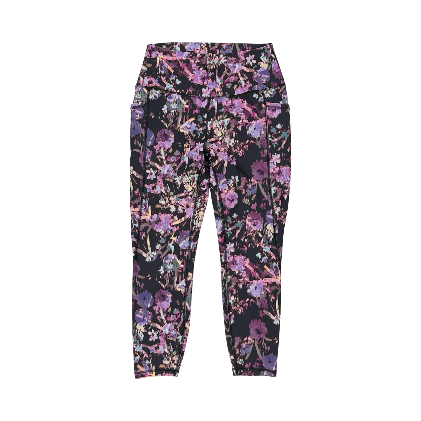 Athletic Leggings By Rbx In Floral Print, Size:L