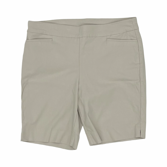 Shorts By Chicos In Tan, Size:12