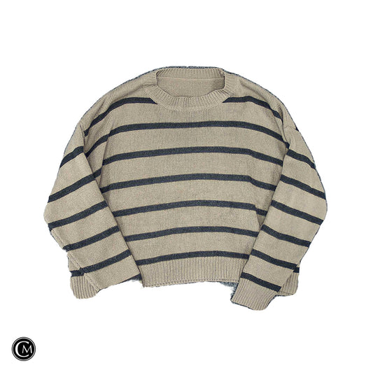 Sweater By Clothes Mentor In Black & Brown, Size: L