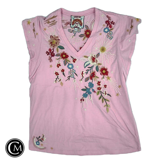 Top Ss By Johnny Was In Pink, Size: S