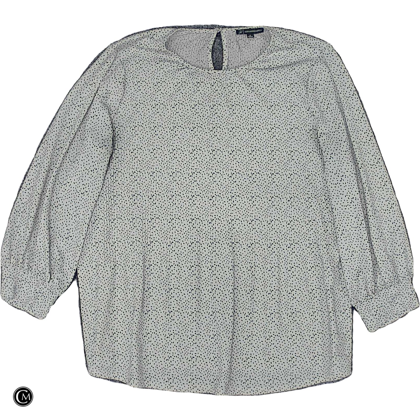 Top Ls By Adrianna Papell In Black & White, Size: M