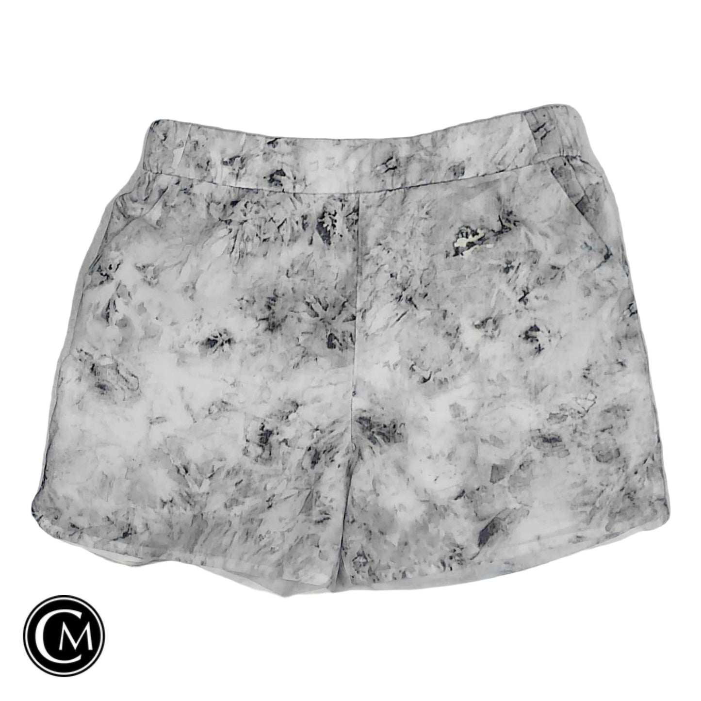 Athletic Shorts By Lululemon In Grey & White, Size: 6