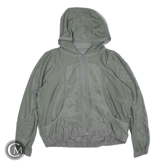 Athletic Jacket By Lululemon In Green, Size: 10