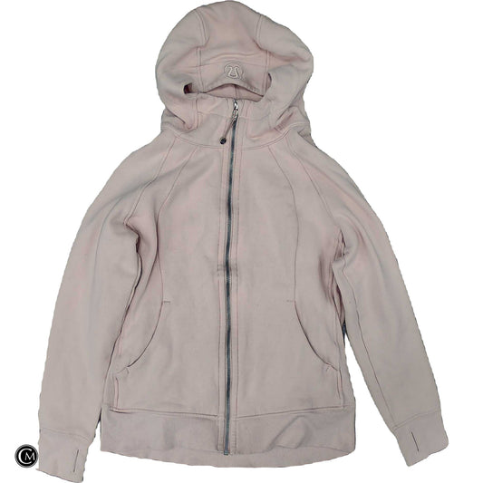 Athletic Jacket By Lululemon In Pink, Size: M