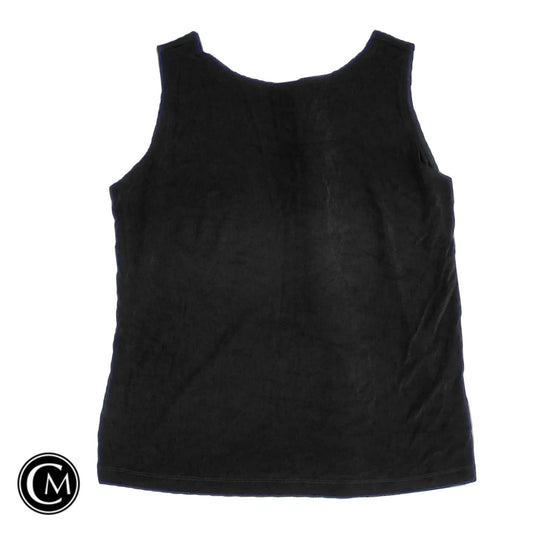Top Sleeveless By Chicos In Black, Size: 12 image 1