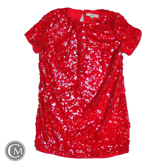 Dress Party Short By Loft In Red, Size: S