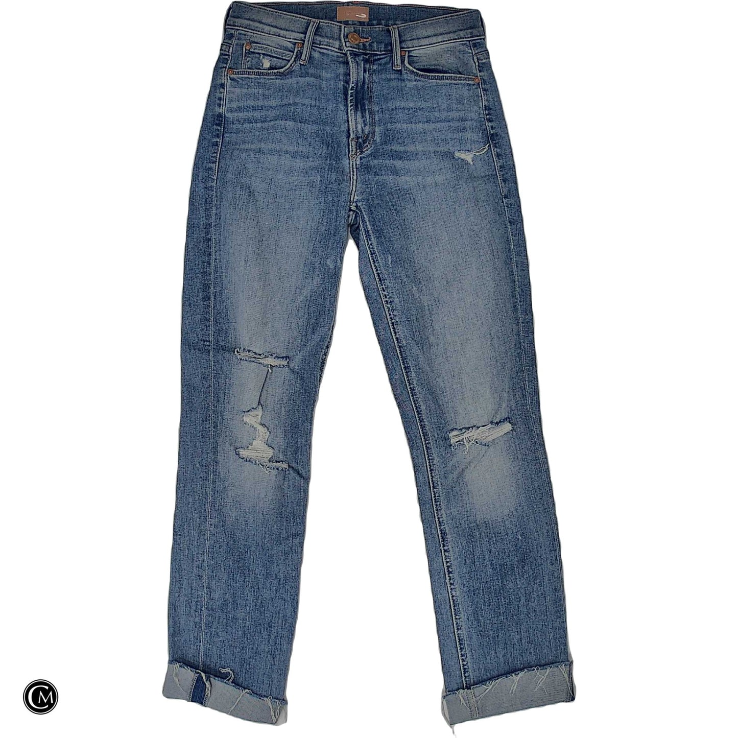 Jeans Designer By Mother In Blue Denim, Size: 0