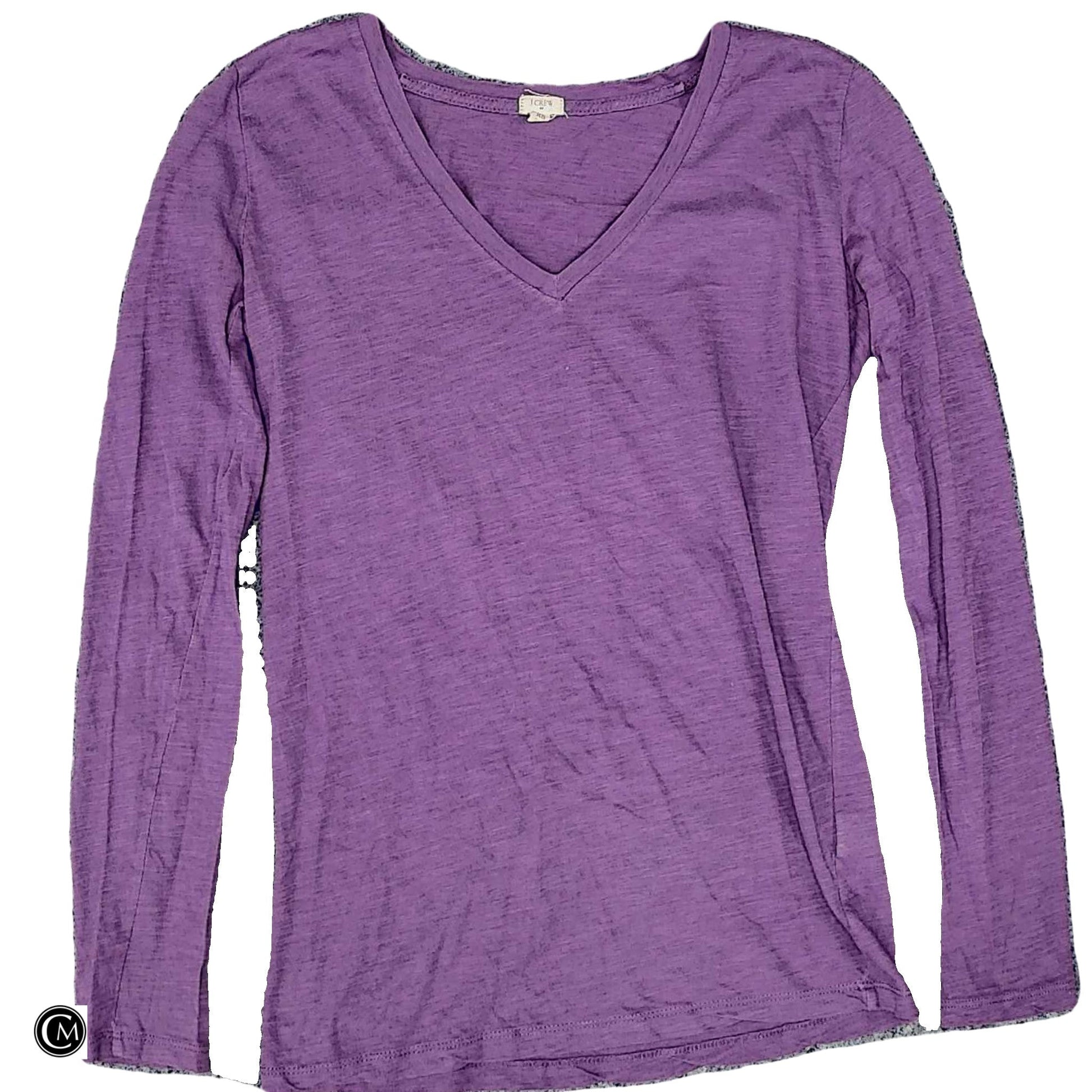 Top Ls Basic By J. Crew In Purple, Size: Xs image 1