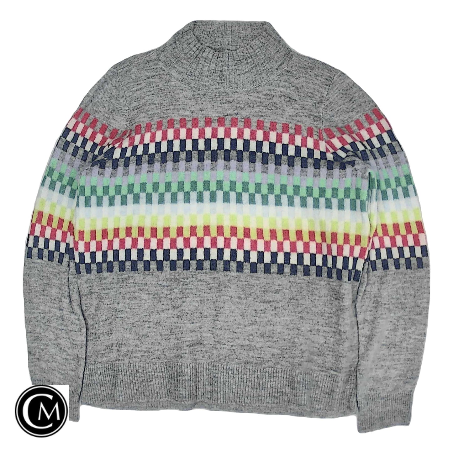 Sweater By Loft In Grey, Size: L
