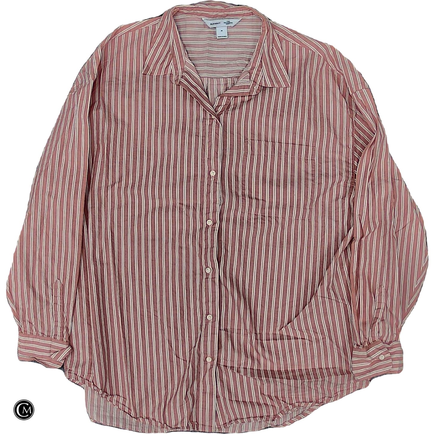 Top Ls By Old Navy In Striped Pattern, Size: M