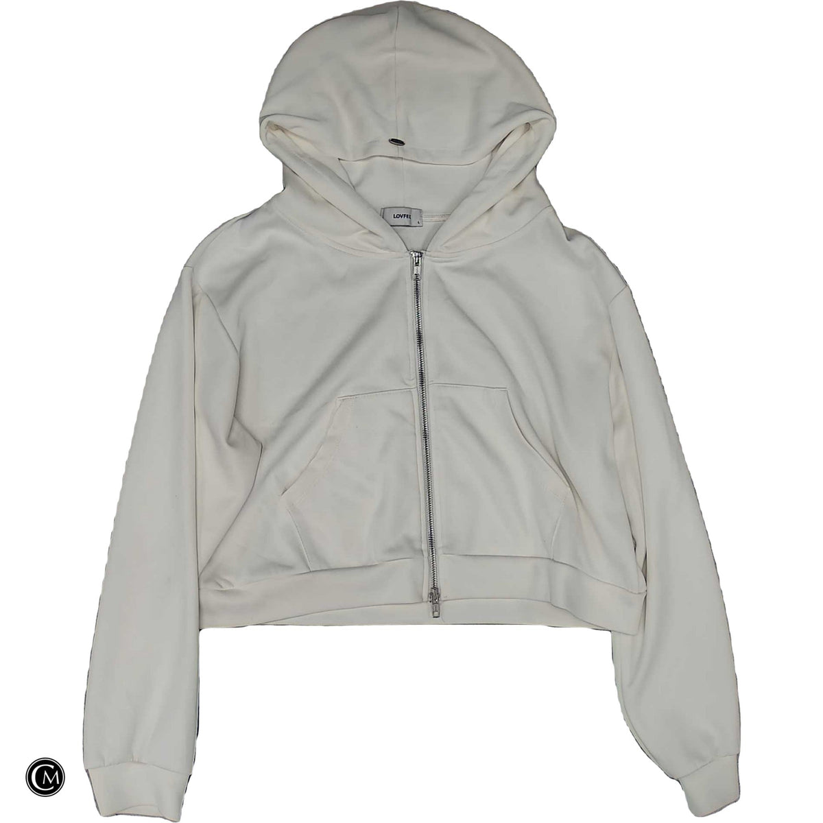 Jacket Other By Clothes Mentor In Cream, Size: L image 1