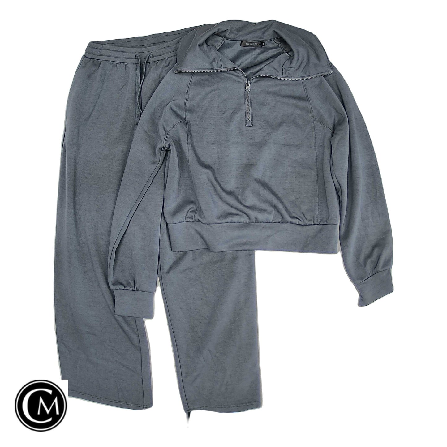 Lounge Set Pants By Merokeety In Grey, Size: M