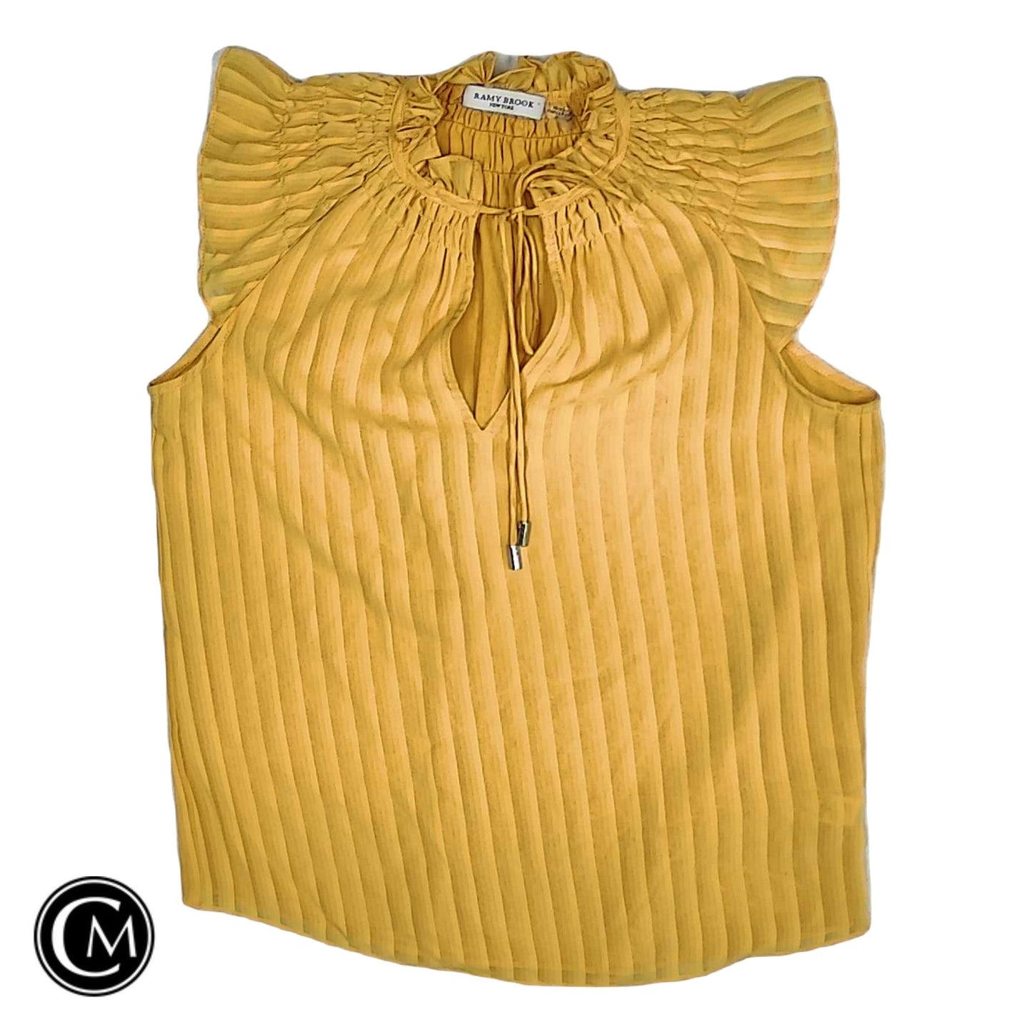 Blouse Sleeveless By Ramy Brook In Yellow, Size: Xxs