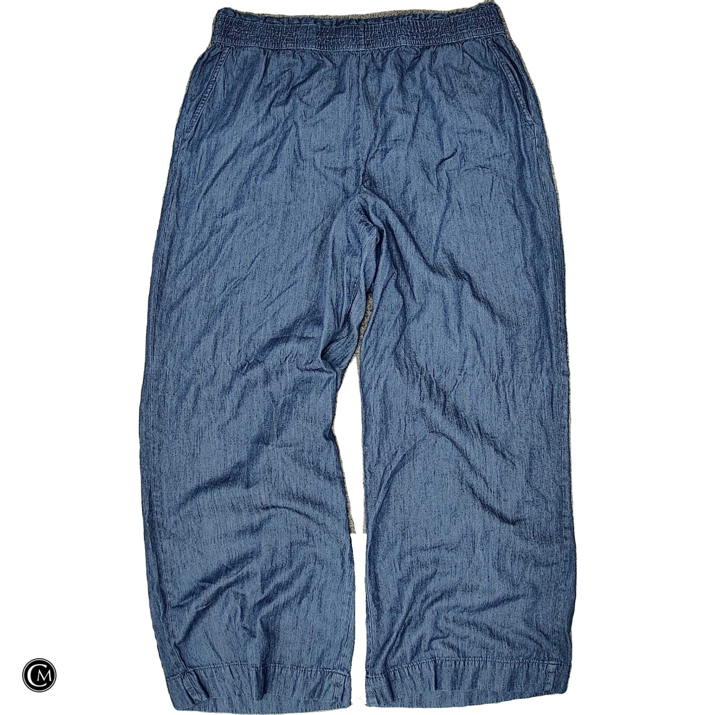 Pants Wide Leg By Joe Fresh In Blue, Size: Xl