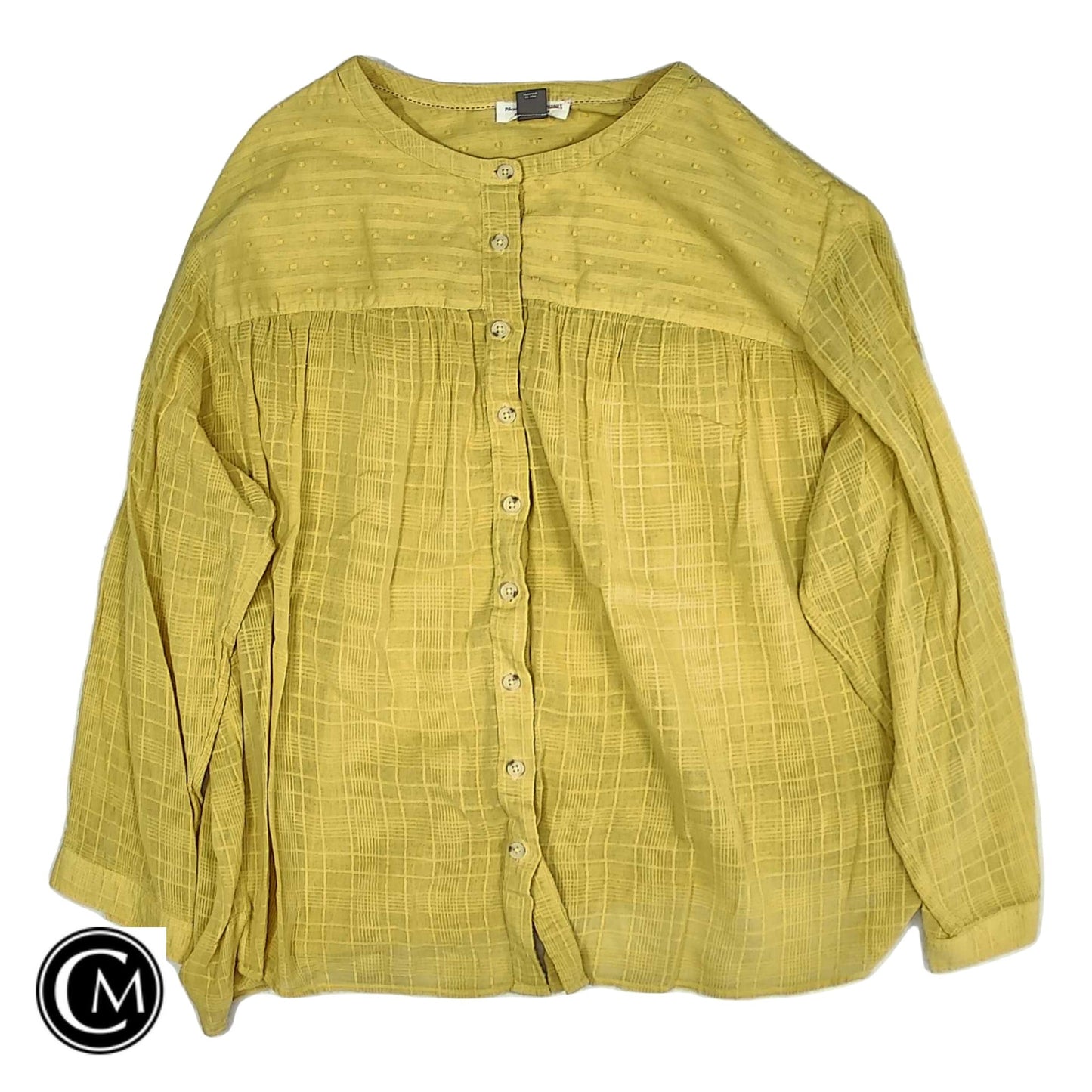 Top Ls By Pilcro In Yellow, Size: Xl