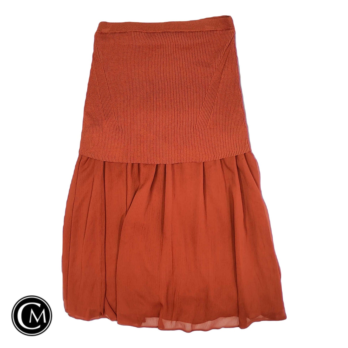 Dress Casual Short By Bcbg In Orange, Size: Xl
