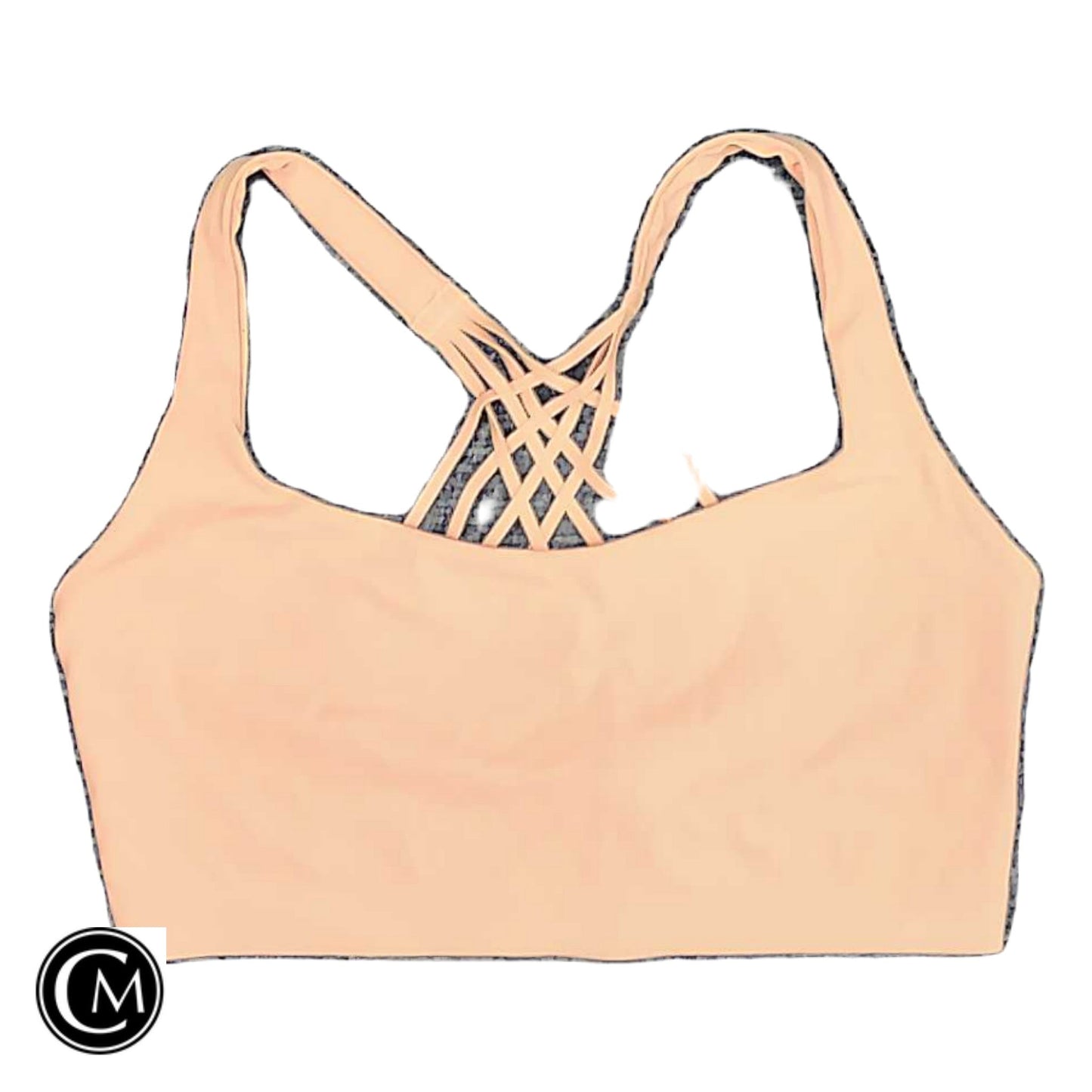 Athletic Bra By Lululemon In Orange, Size: Xl