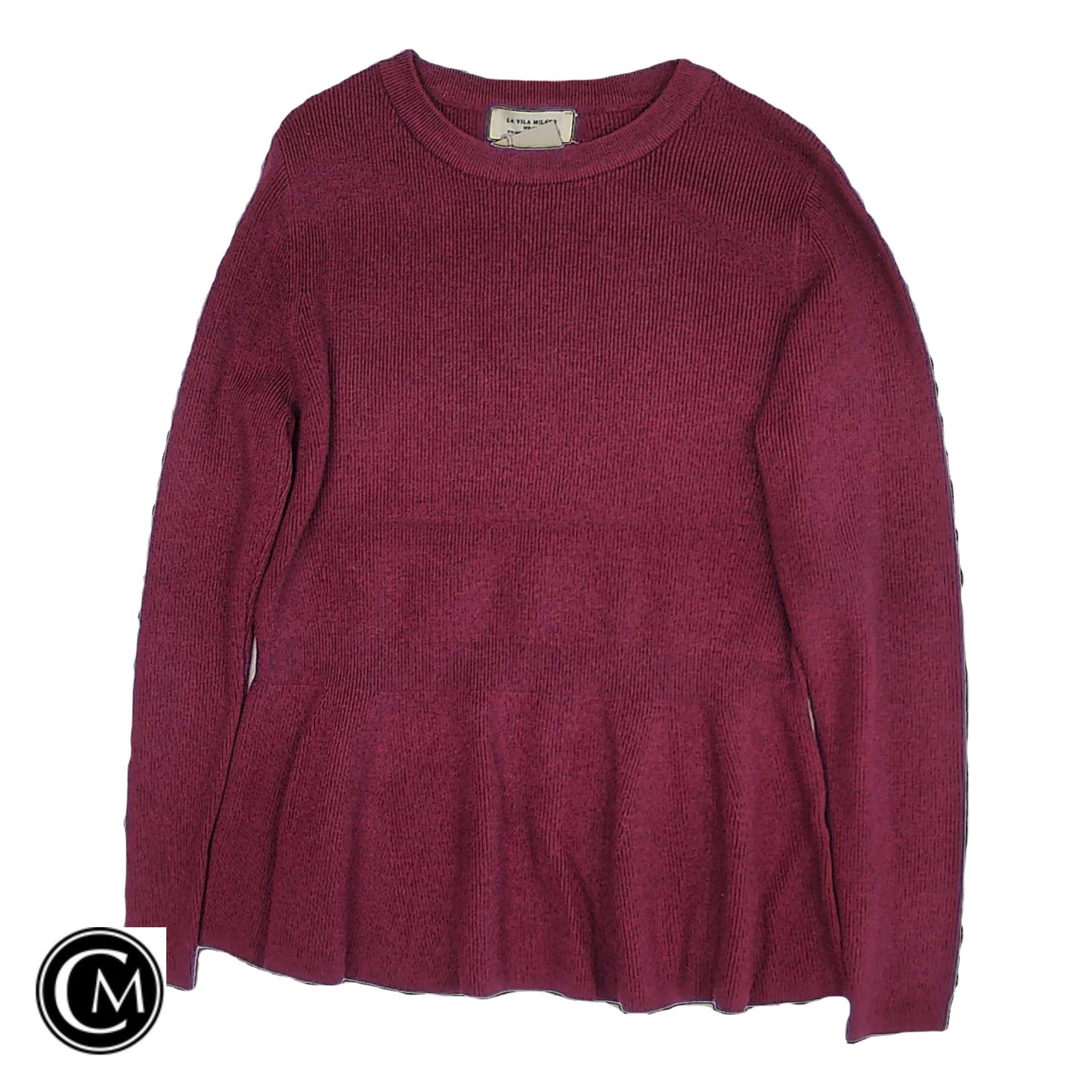 Sweater By Vila Milano In Maroon, Size: M