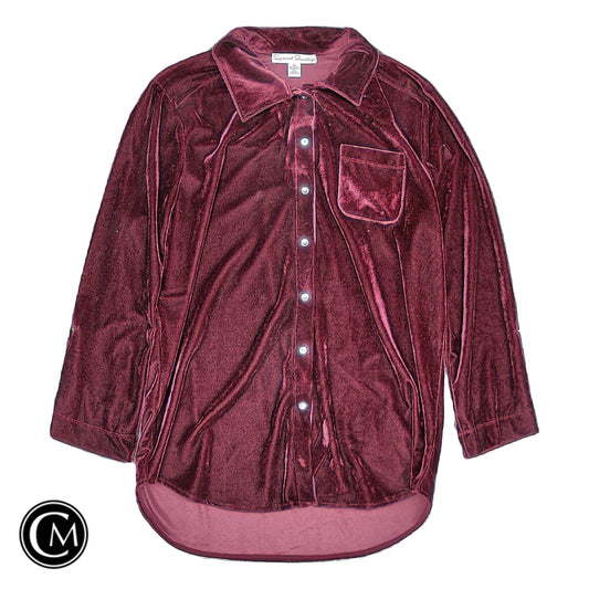 Top Ls By French Laundry In Maroon, Size: M