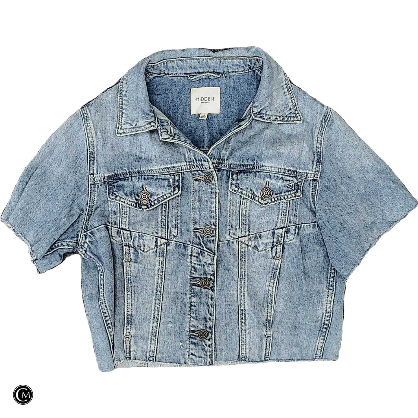 Jacket Denim By Hidden In Blue Denim, Size: Xs