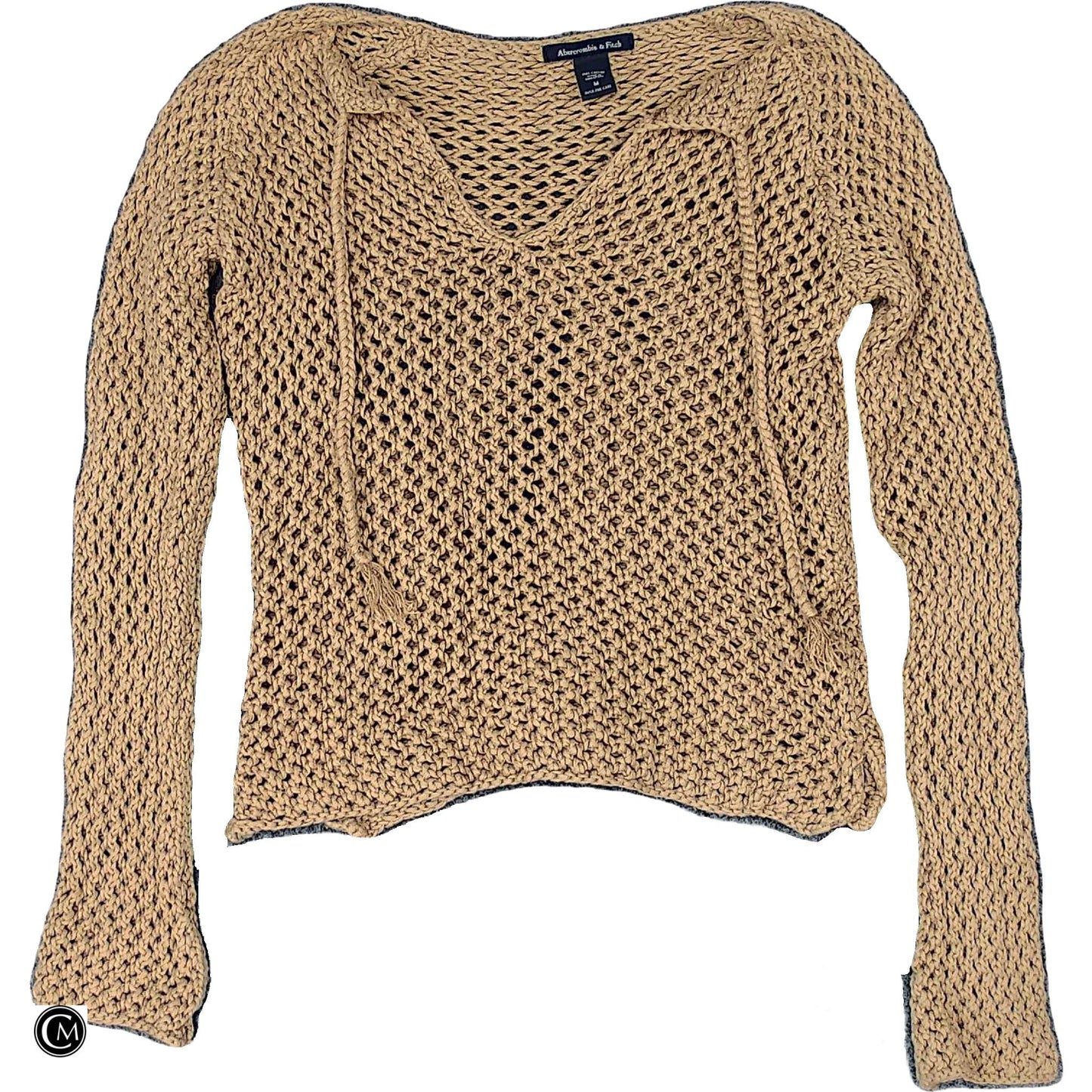 Sweater By Abercrombie And Fitch In Tan, Size: M
