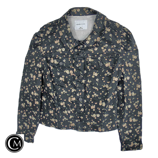 Jacket Denim By Celebrity Pink In Black & Pink, Size: Xxl