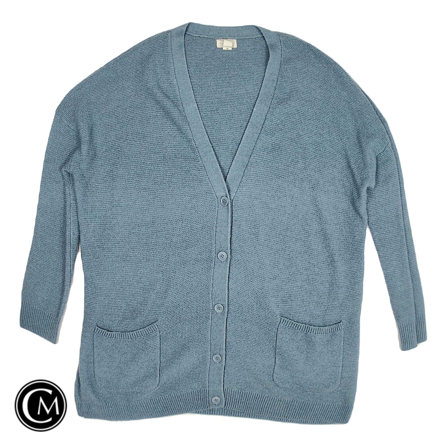 Sweater Cardigan By Caslon In Blue, Size: Xxl