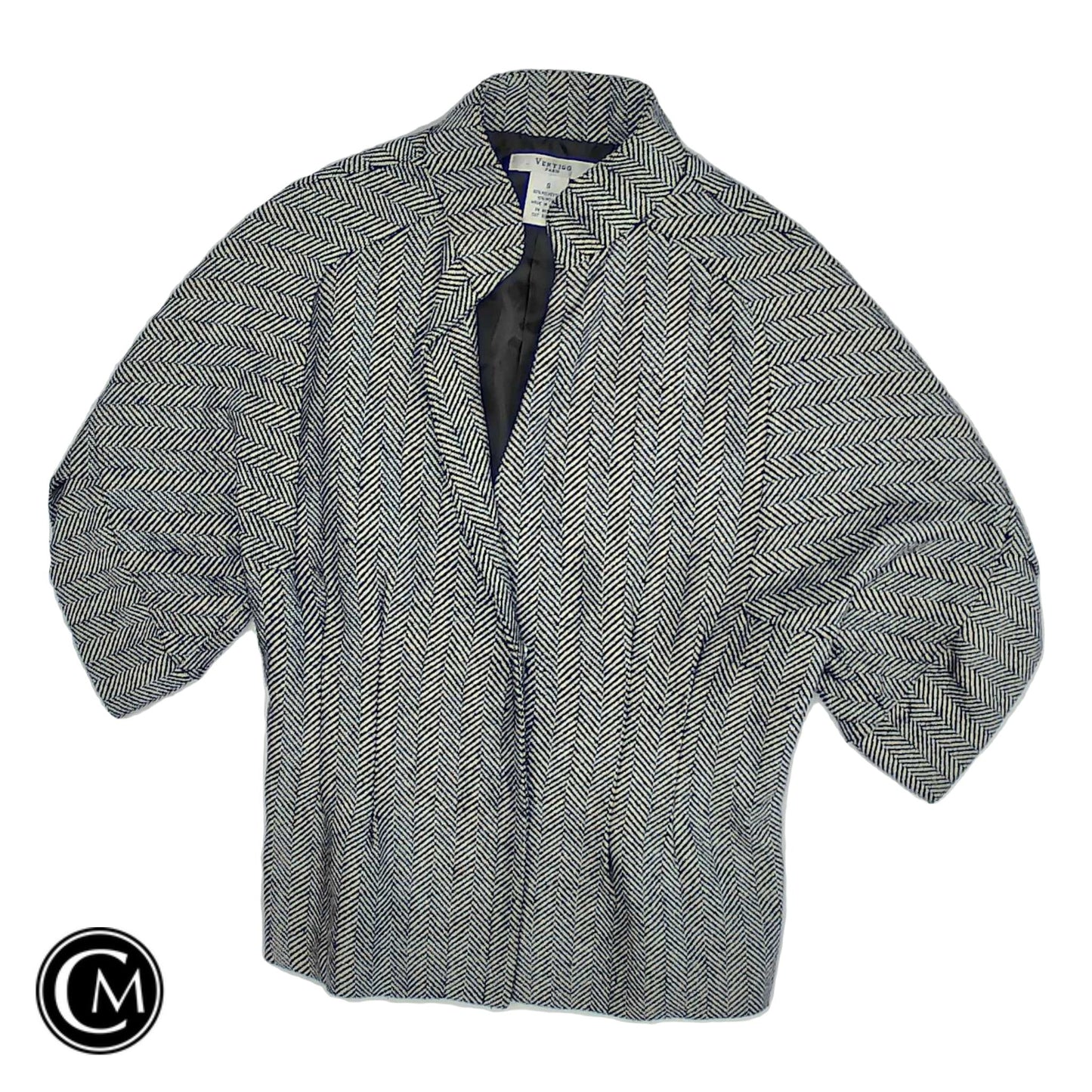 Blazer By Vertigo In Black & White, Size: S