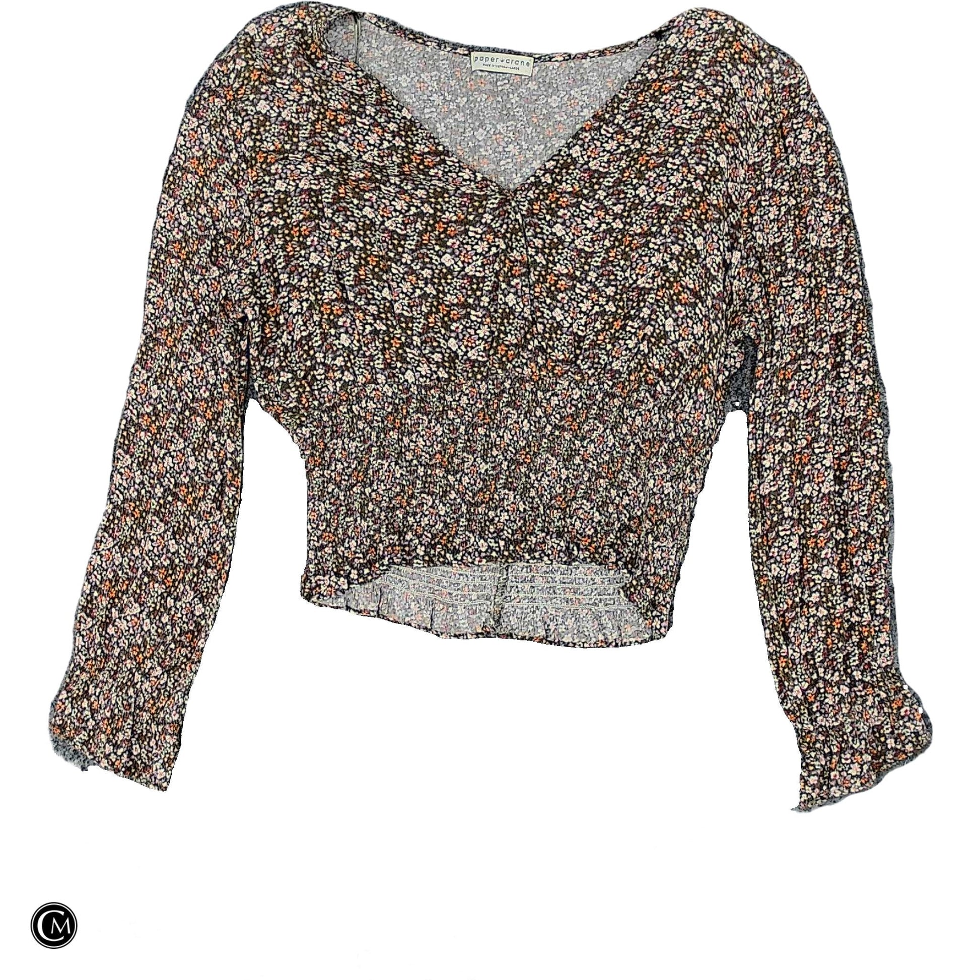 Top Ls By Paper Crane In Green, Size: L image 1