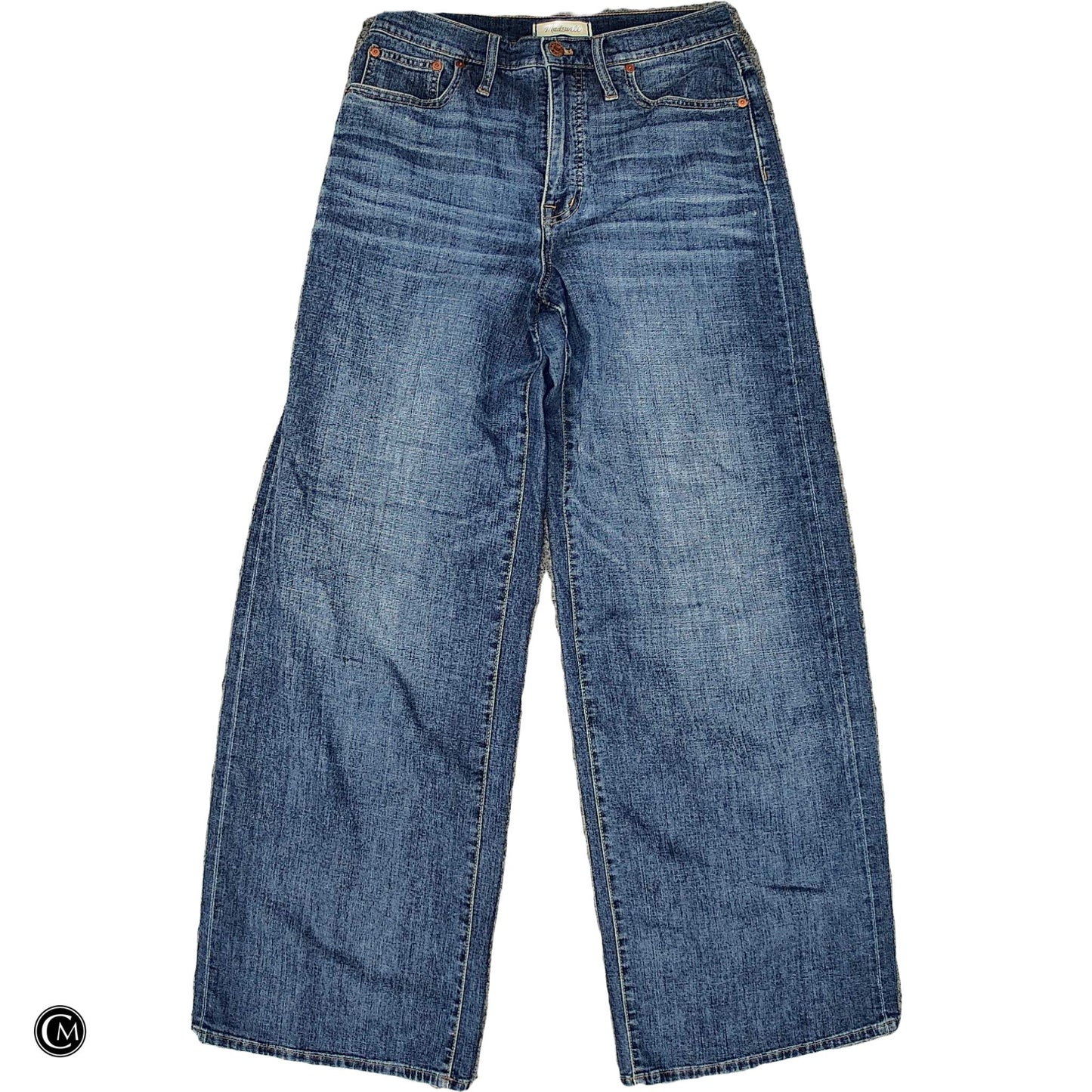 Jeans Wide Leg By Madewell In Blue Denim, Size: 6