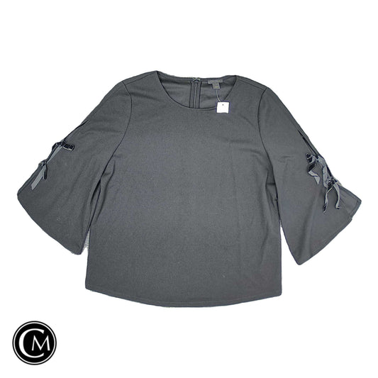 Top Ls By Ann Taylor In Black, Size: L