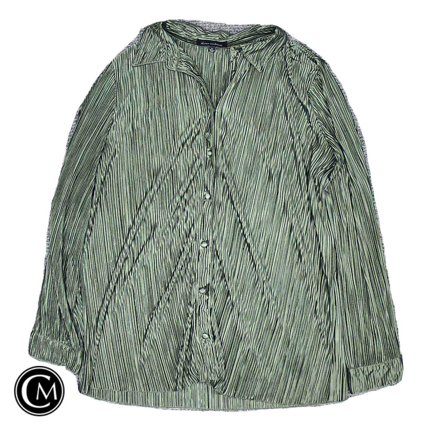 Top Ls By Clothes Mentor In Green, Size: L