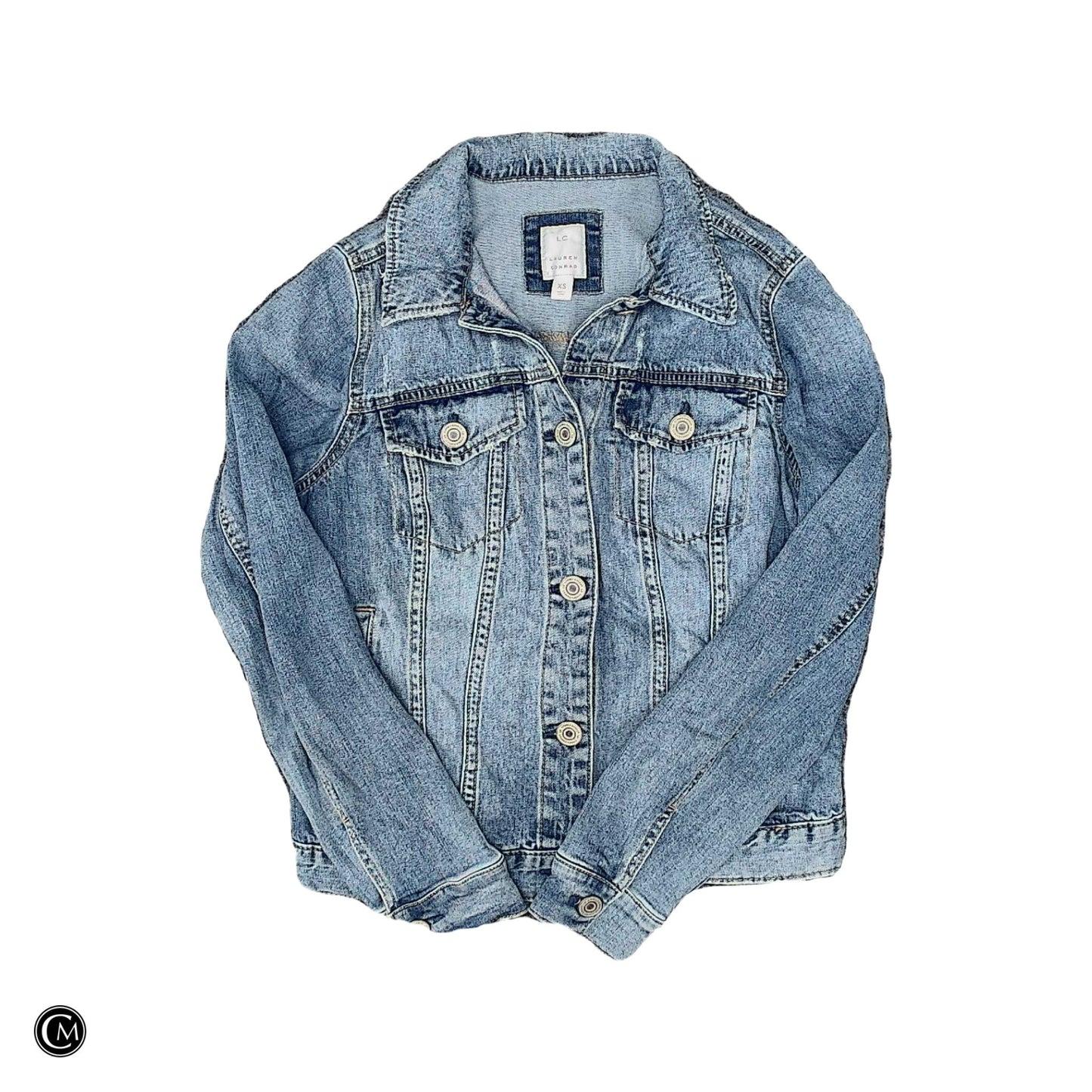 Jacket Denim By Lc Lauren Conrad In Blue Denim, Size: Xs
