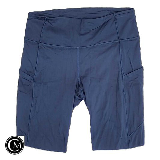 Athletic Shorts By Lululemon In Navy, Size: 10