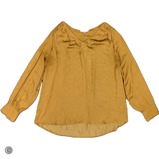 Blouse Ls By Maison Damelie In Yellow, Size: Xl
