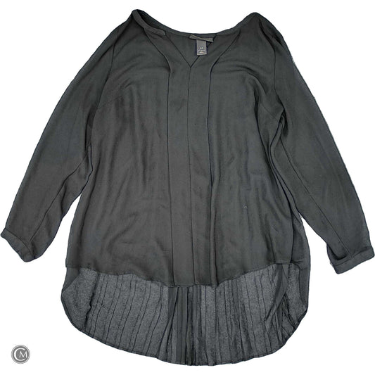 Blouse Ls By Lane Bryant In Black, Size: 1x