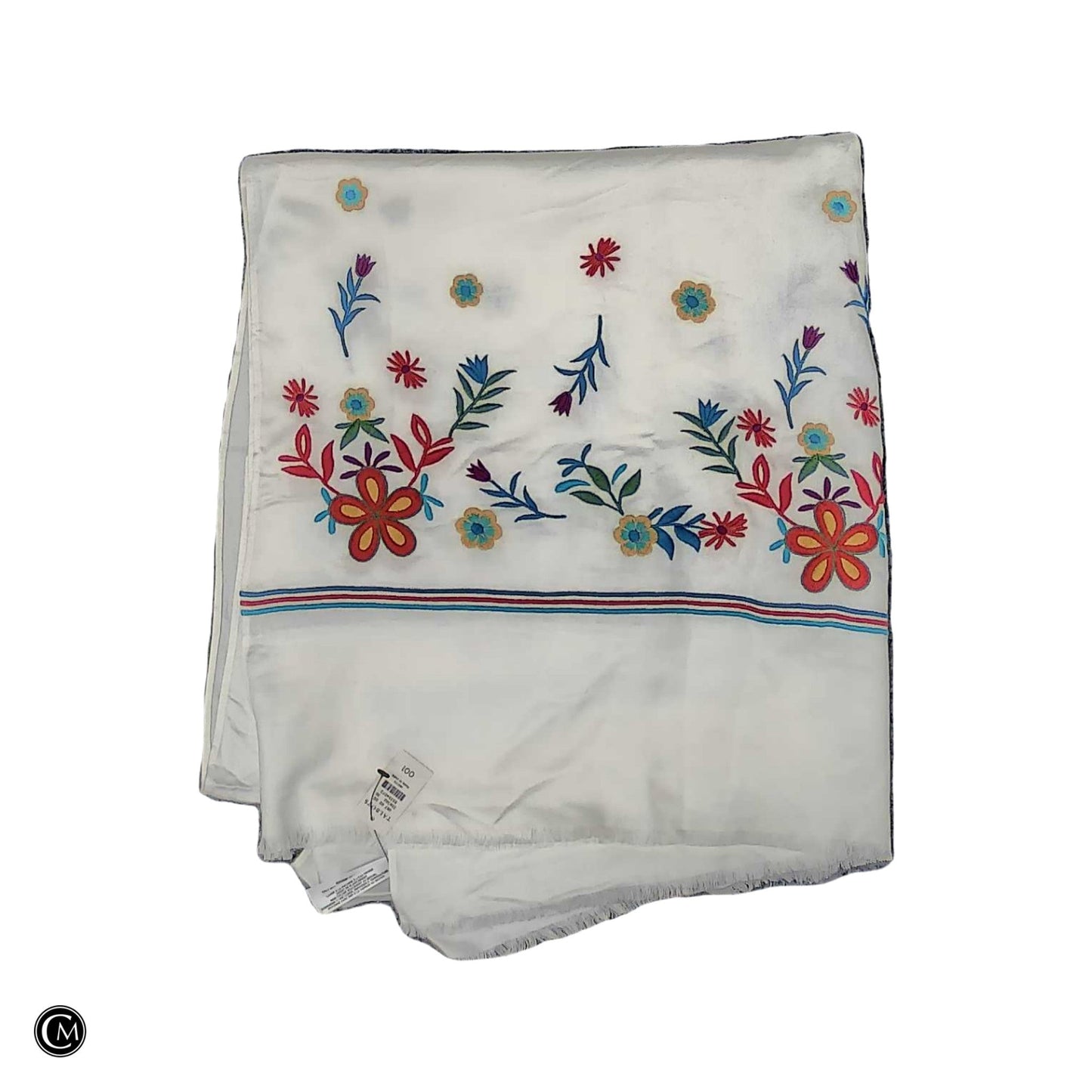 Scarf Long By Talbots In White