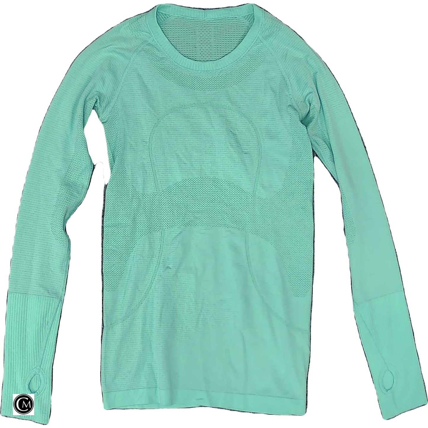 Athletic Top Ls Crewneck By Lululemon In Green, Size: S