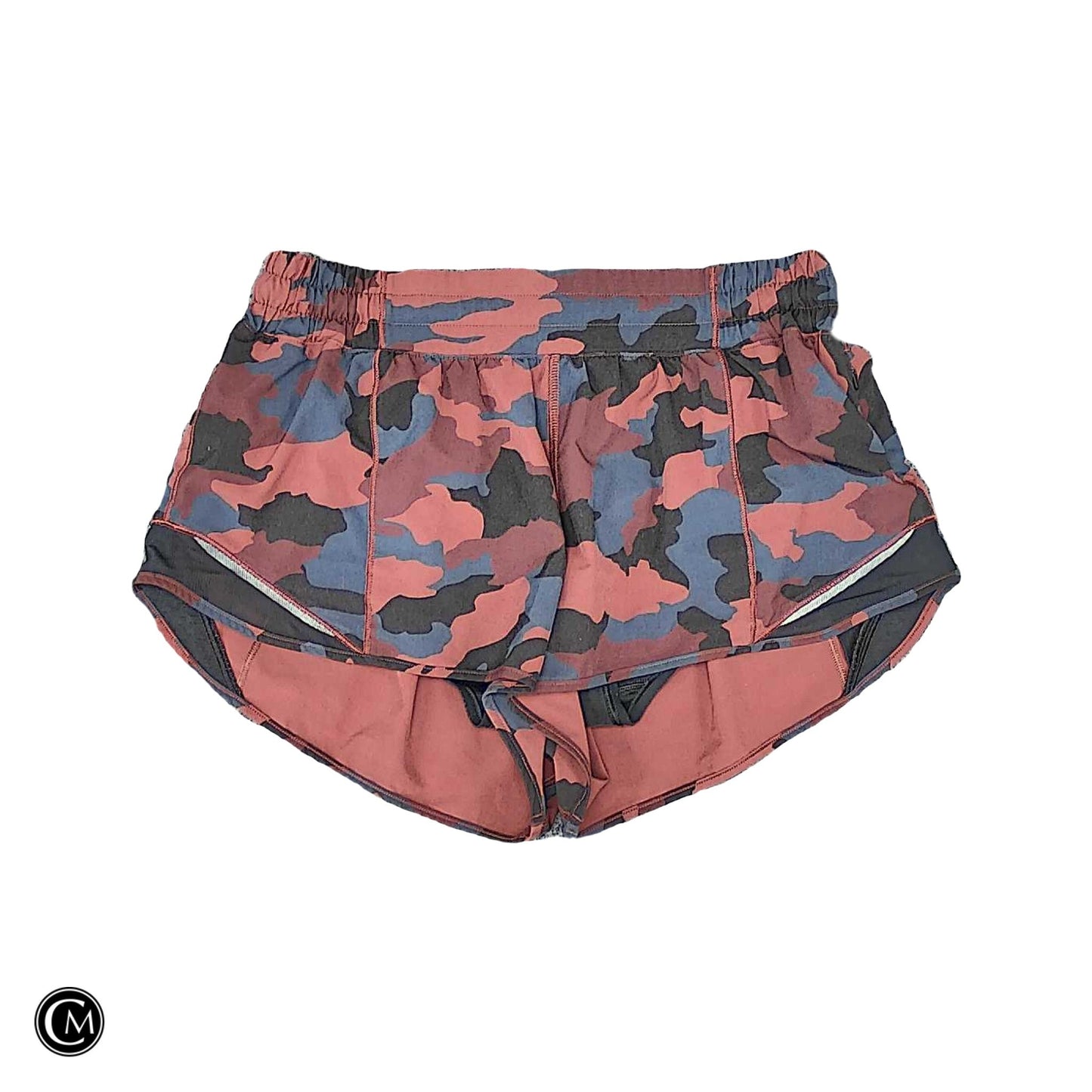 Athletic Shorts By Lululemon In Camouflage Print, Size: M
