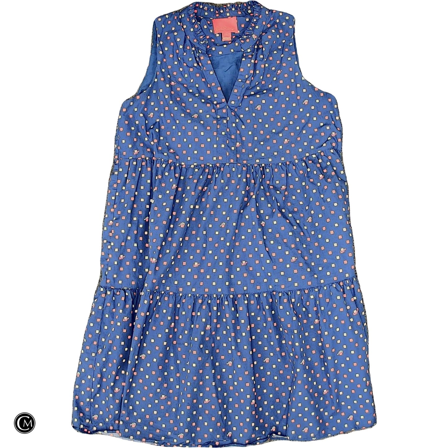 Dress Designer By Lilly Pulitzer In Blue & Pink, Size: M