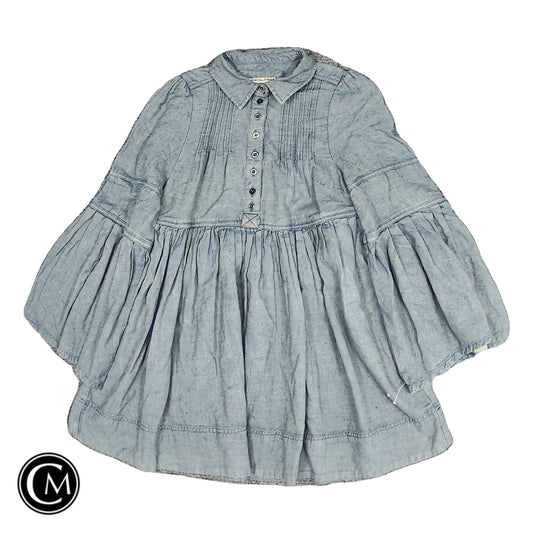 Tunic 3/4 Sleeve By We The Free In Blue Denim, Size: Xs image 1