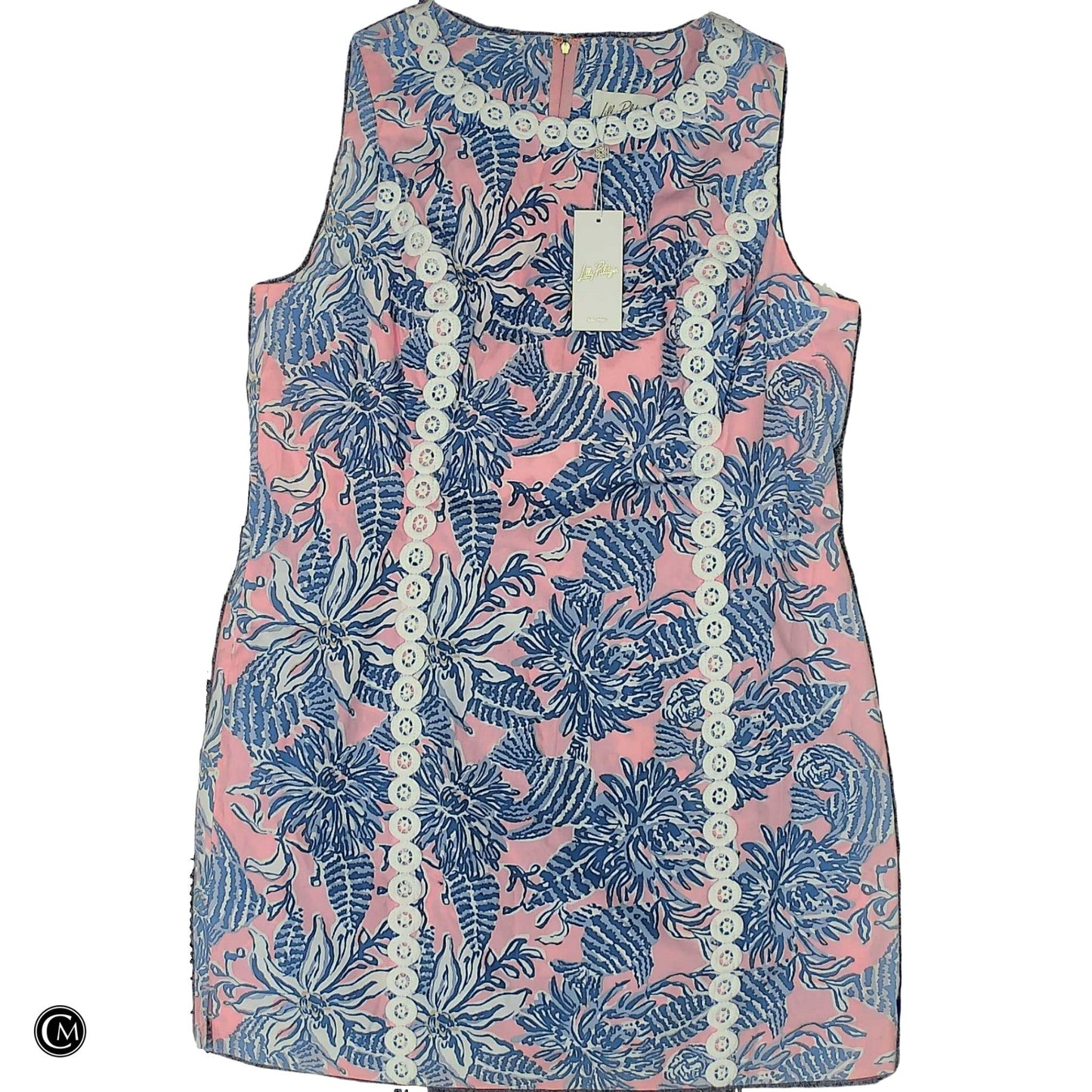Dress Designer By Lilly Pulitzer In Blue & Pink, Size: Xl