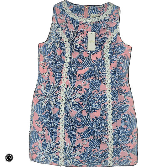 Dress Designer By Lilly Pulitzer In Blue & Pink, Size: Xl