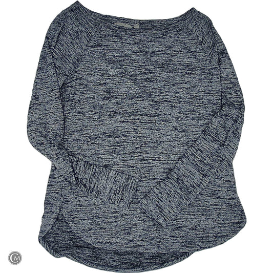 Athletic Top Ls Collar By Athleta In Blue, Size: M