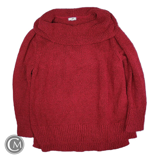 Sweater By J. Jill In Red, Size: 1x image 1