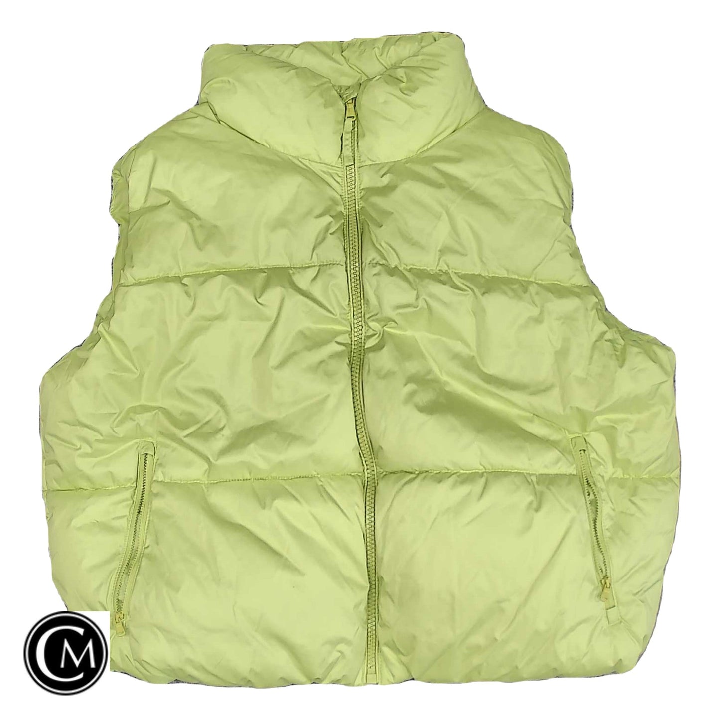 Vest Puffer & Quilted By Old Navy In Chartreuse, Size: Xl